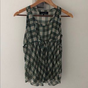 Plaid tank